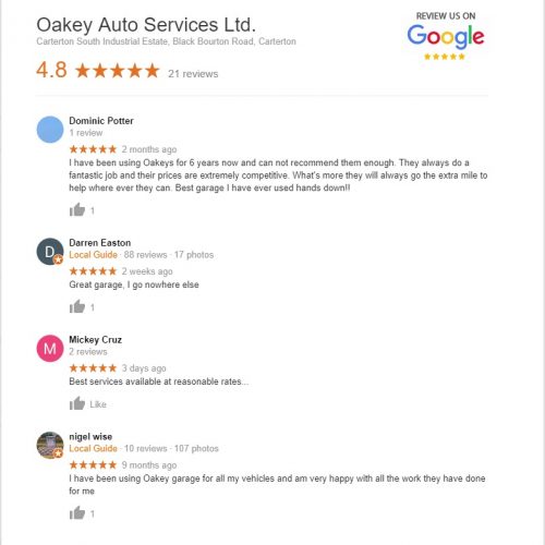 google-review-oakeys-carterton